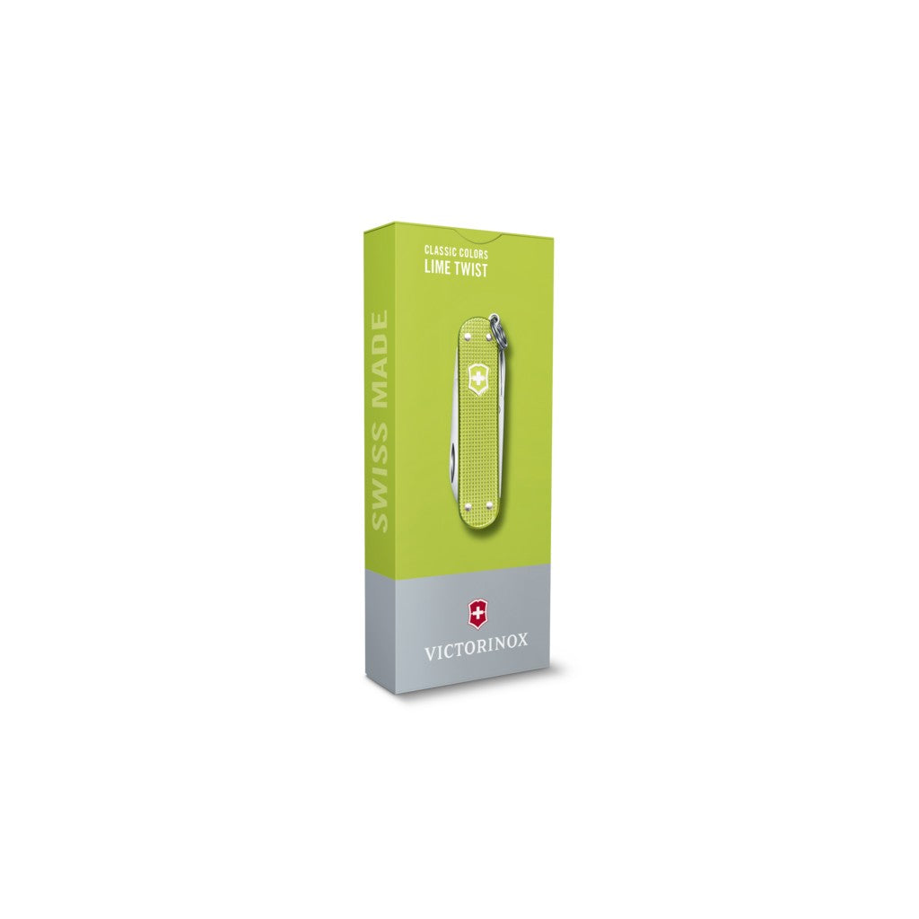 Victorinox Classic Alox Lime Twist Multitool Pocket Knife 0.6221.241G - Victorinox