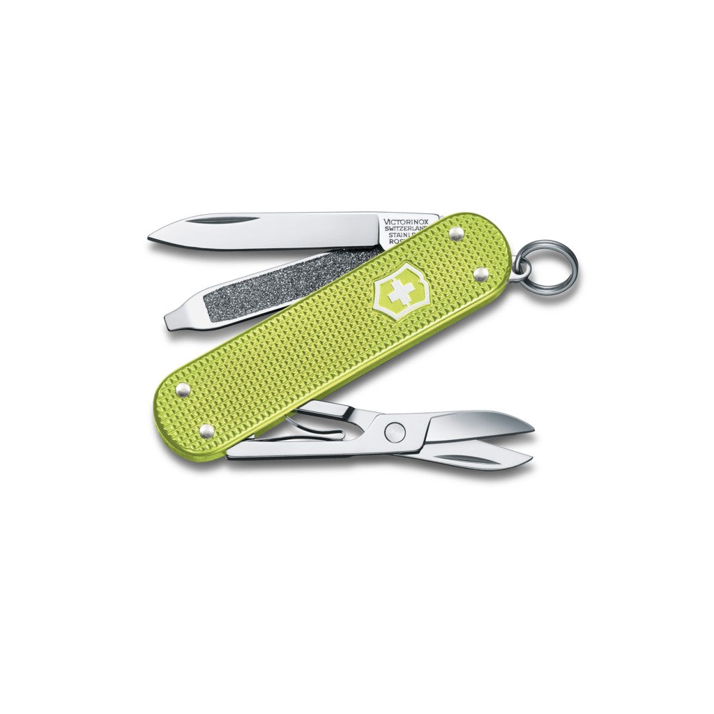 Victorinox Classic Alox Lime Twist Multitool Pocket Knife 0.6221.241G - Victorinox