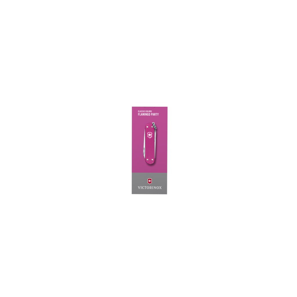 Victorinox Classic Alox Flamingo Party Multitool Pocket Knife 0.6221.251G - Victorinox