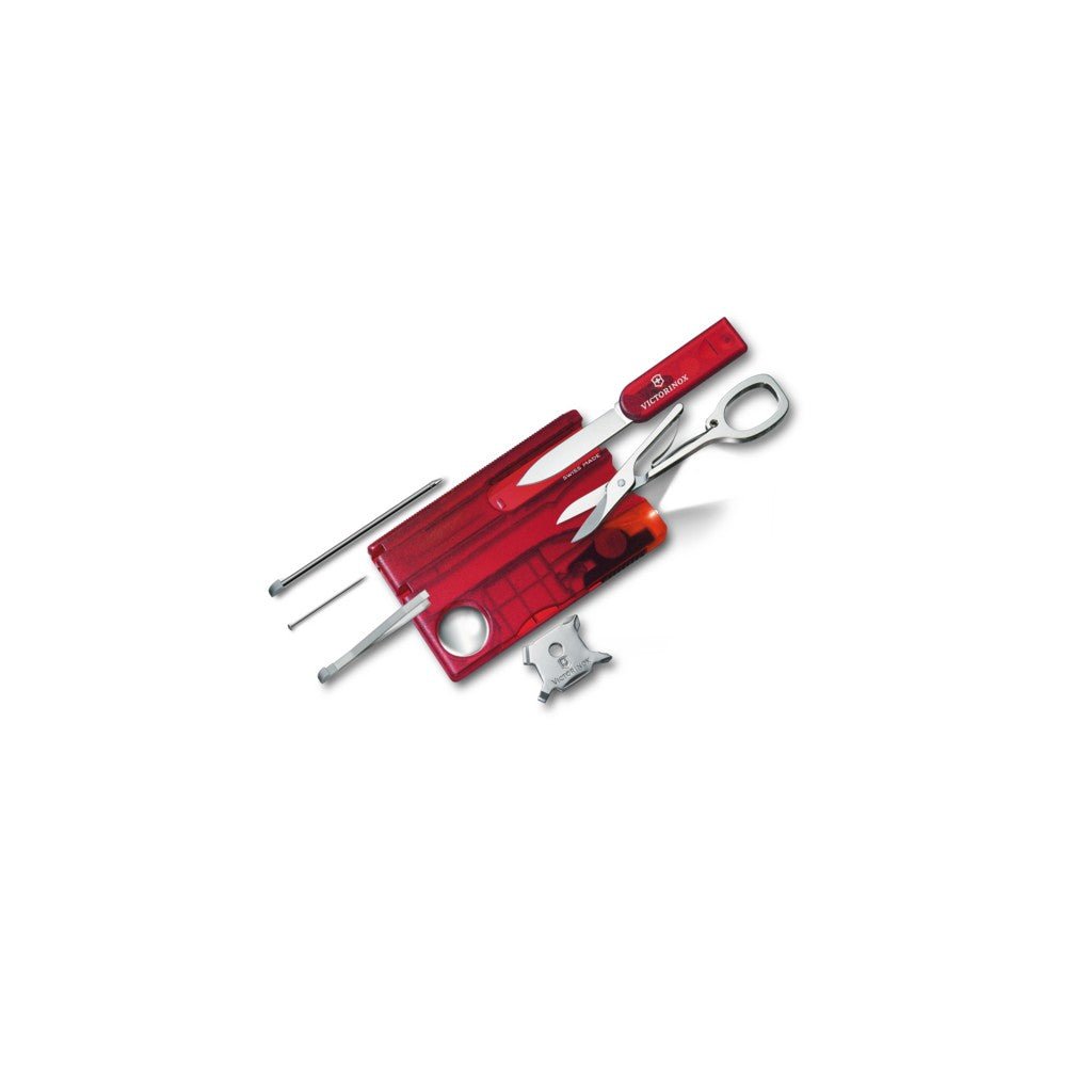 Victorinox Swiss Card Lite in red transparent - Victorinox