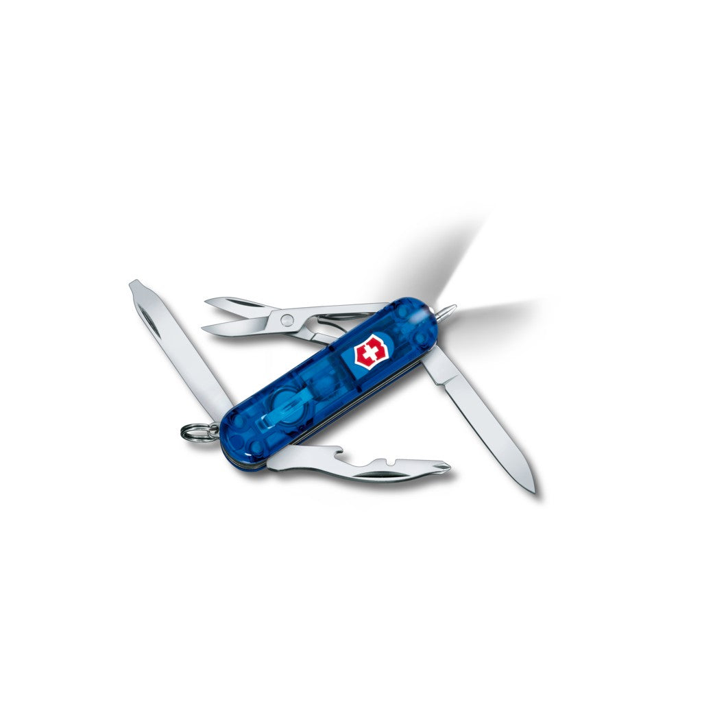 Midnite Manager, 58 mm, blue transparent - Victorinox