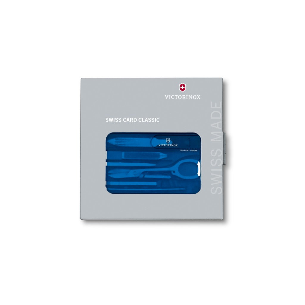 Swiss Card Classic, blue transparent - Victorinox