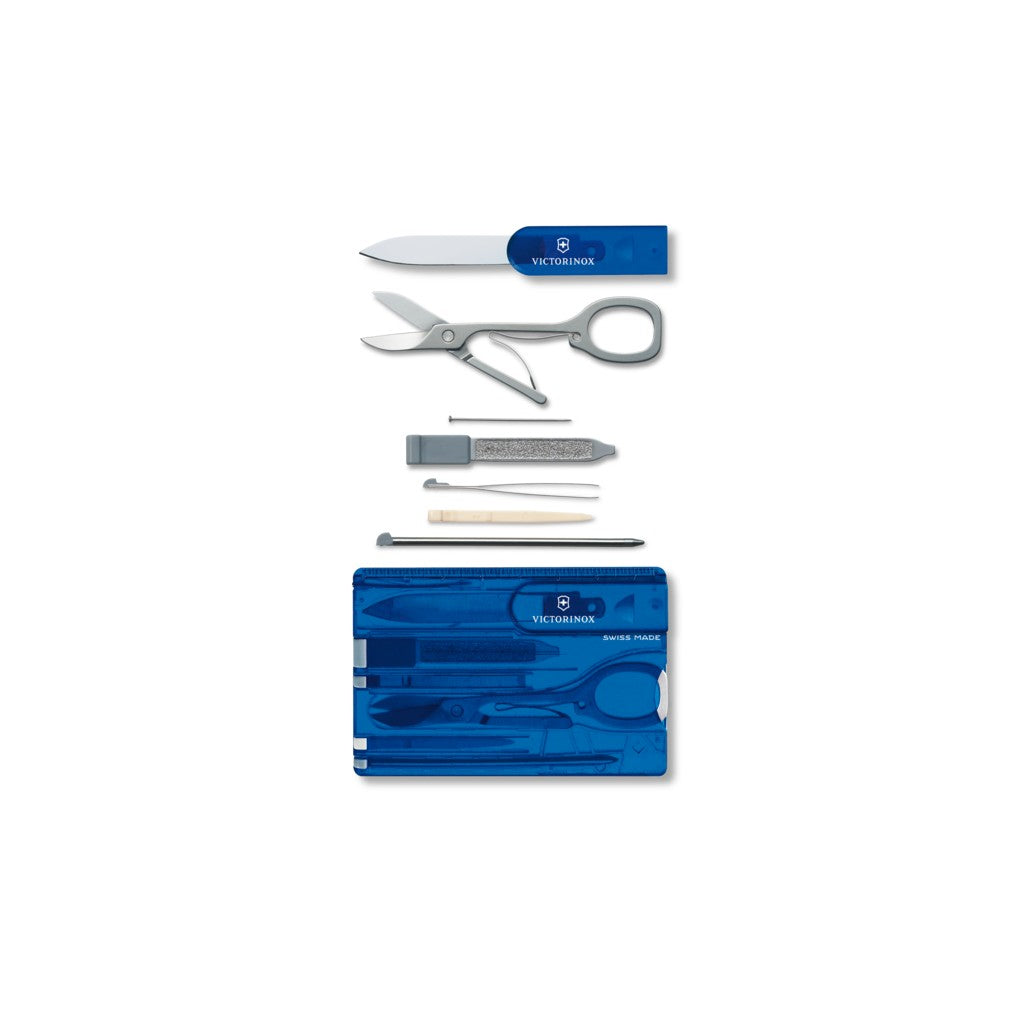 Swiss Card Classic, blue transparent - Victorinox