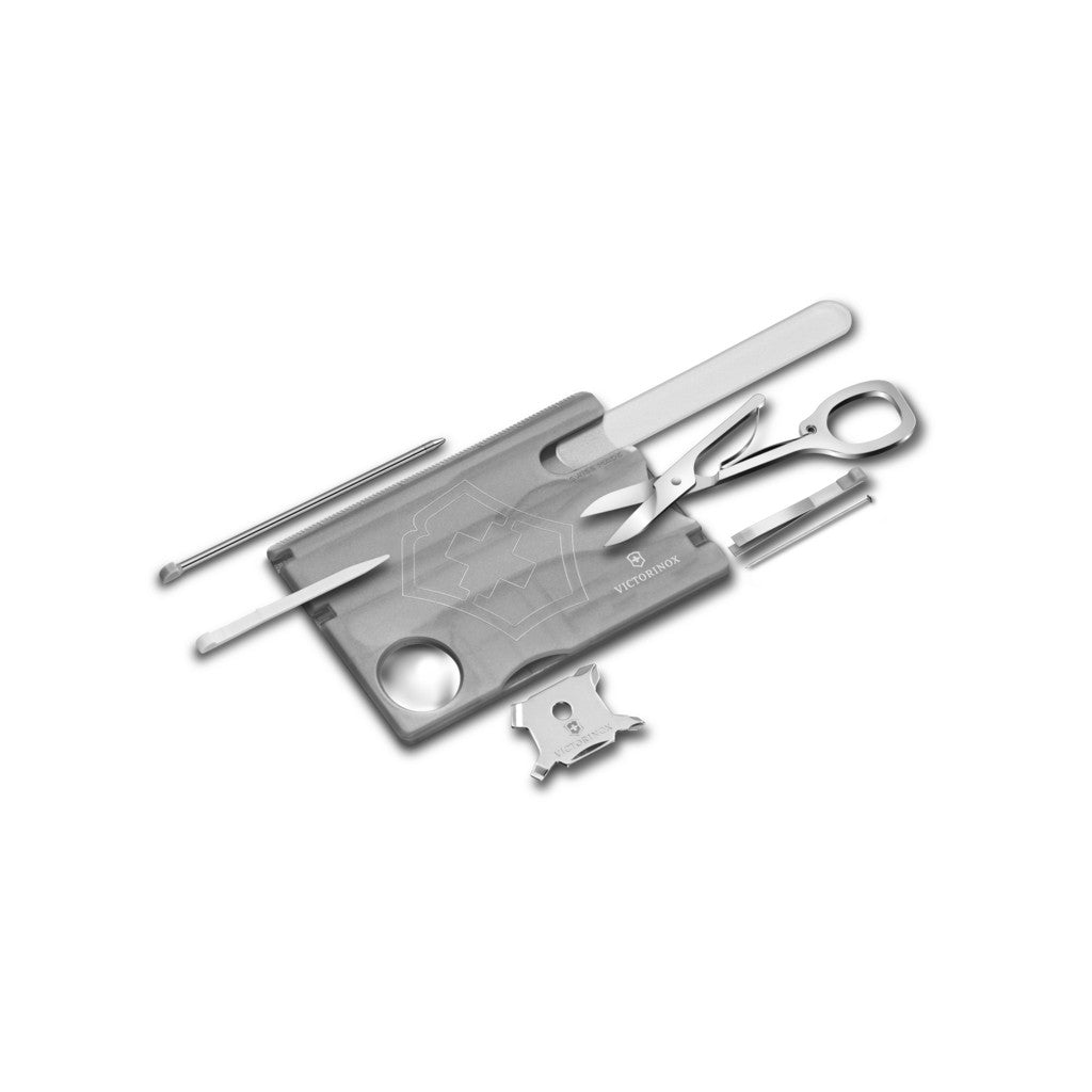 Victorinox Swiss Card Nailcare in ice-blue translucent - Victorinox