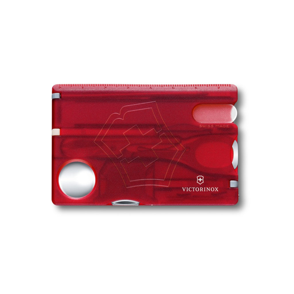 Victorinox Swiss Card Nailcare in red transparent - 0.7240.T - Victorinox