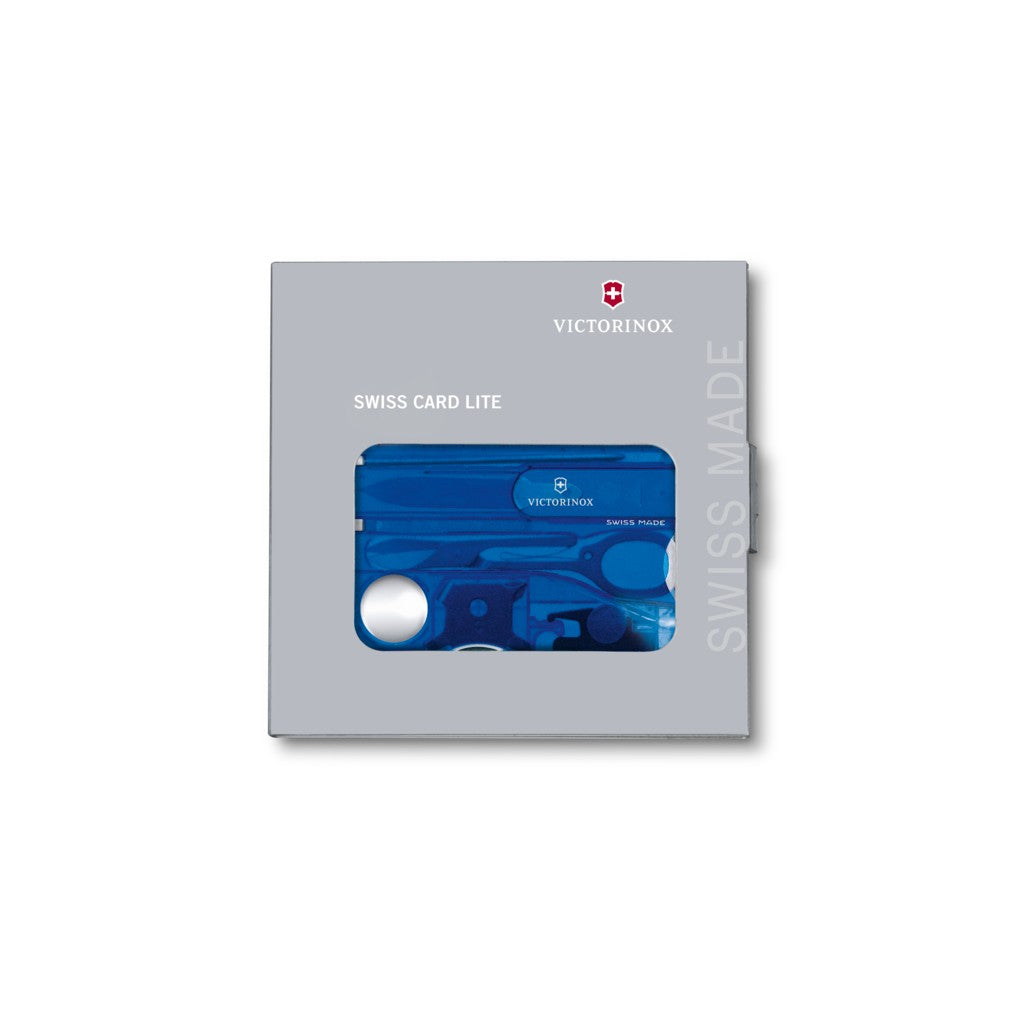 Victorinox Swiss Card Lite in blue transparent - Victorinox
