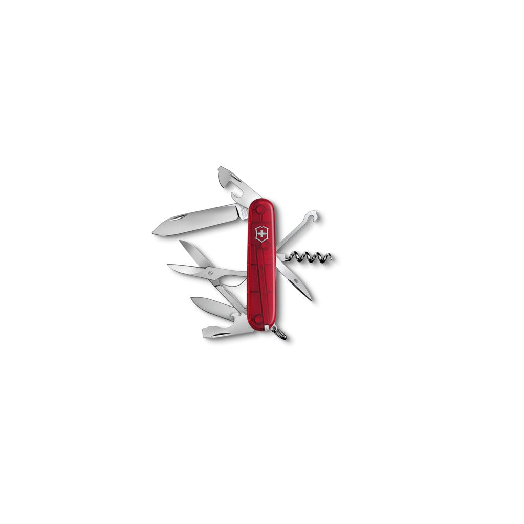 Climber, 91 mm, red transparent - Victorinox
