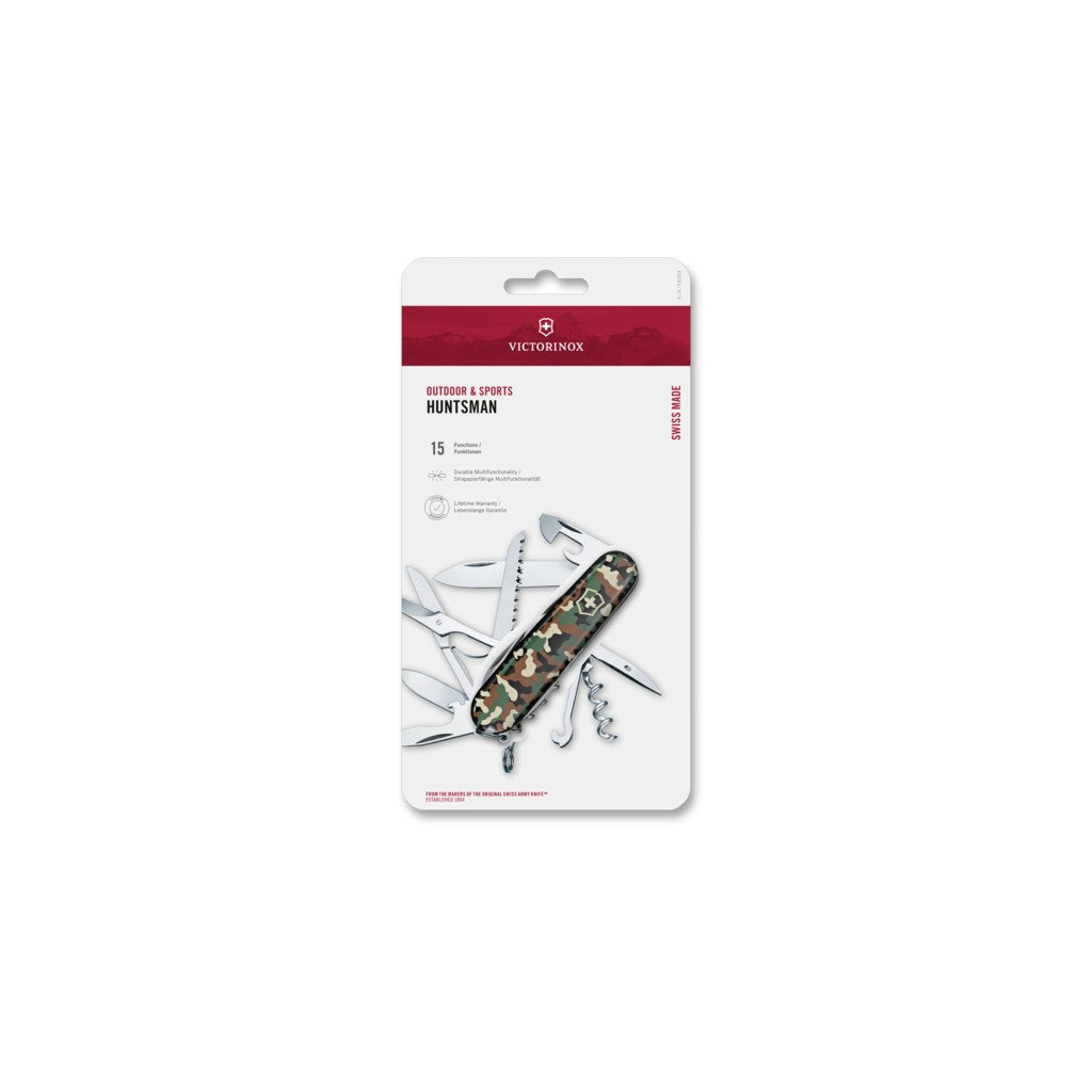 Victorinox Huntsman Camouflage Multitool Pocket Knife - Victorinox