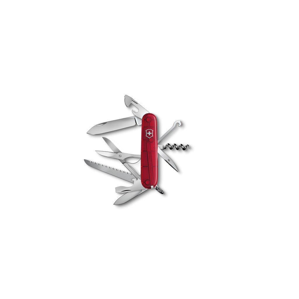 Huntsman, 91 mm, red transparent - Victorinox