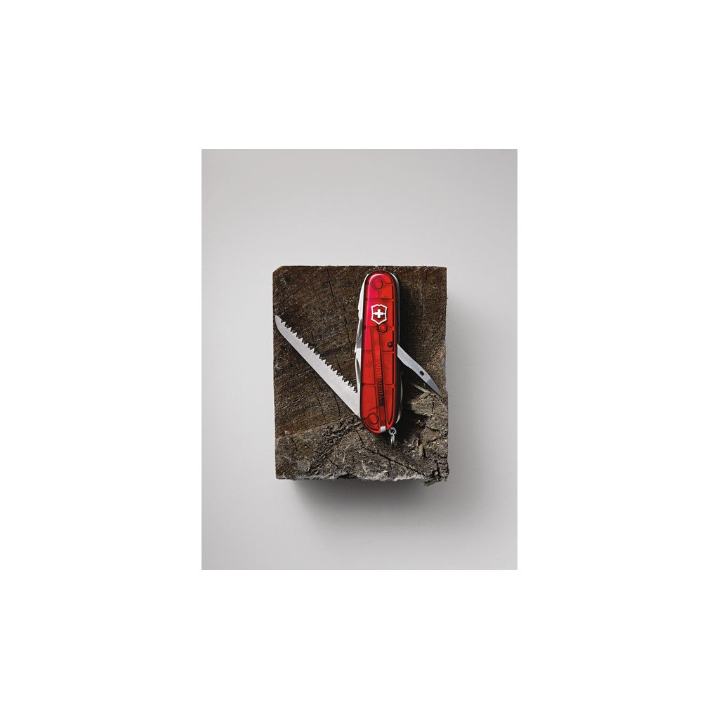 Huntsman Lite, 91 mm, red transparent - Victorinox