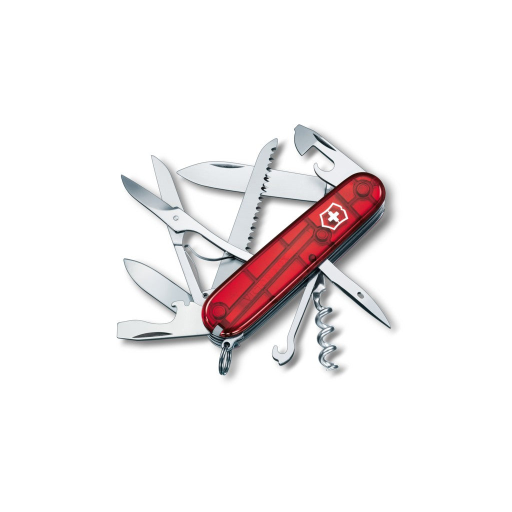 Huntsman, 91 mm, red transparent - Victorinox