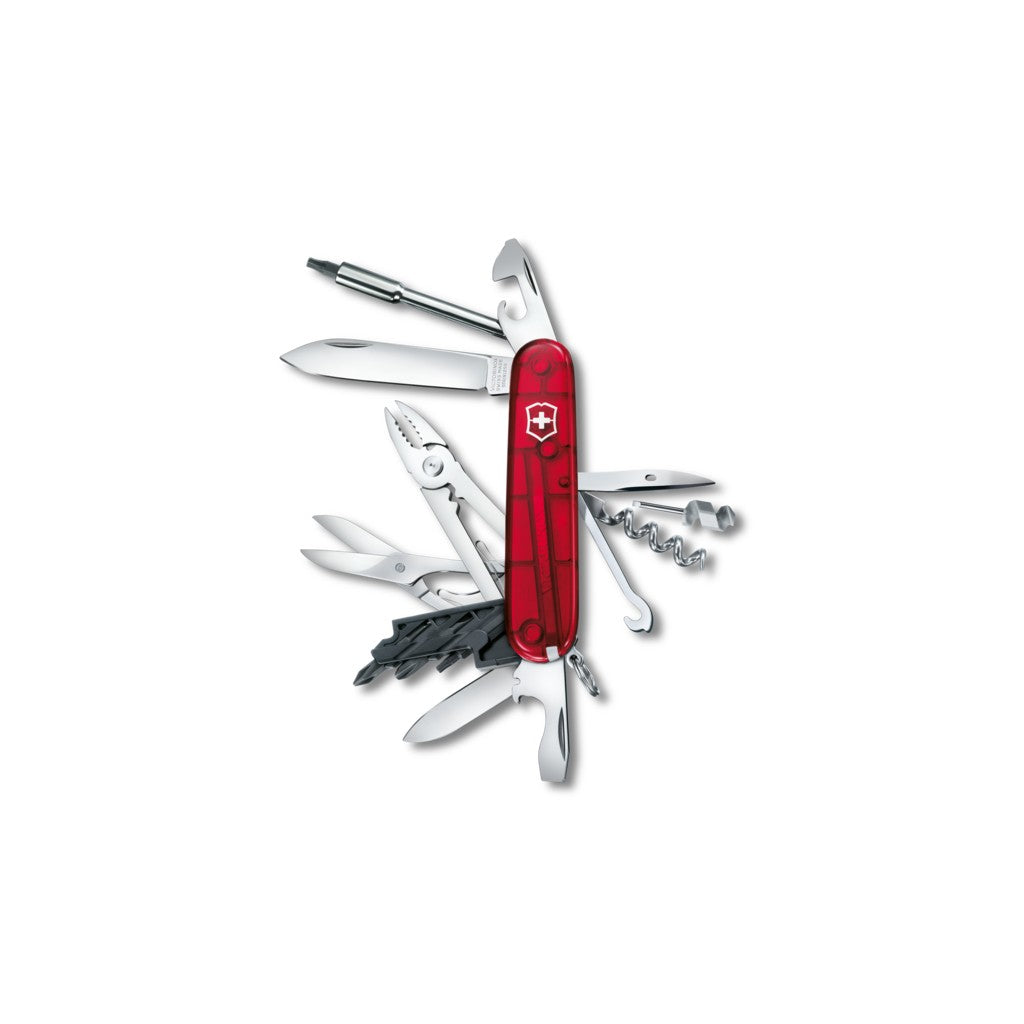 Victorinox Cyber Tool M in red transparent - 1.7725.T - Victorinox