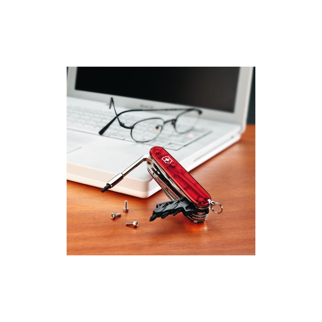 Victorinox Cyber Tool M in red transparent - 1.7725.T - Victorinox