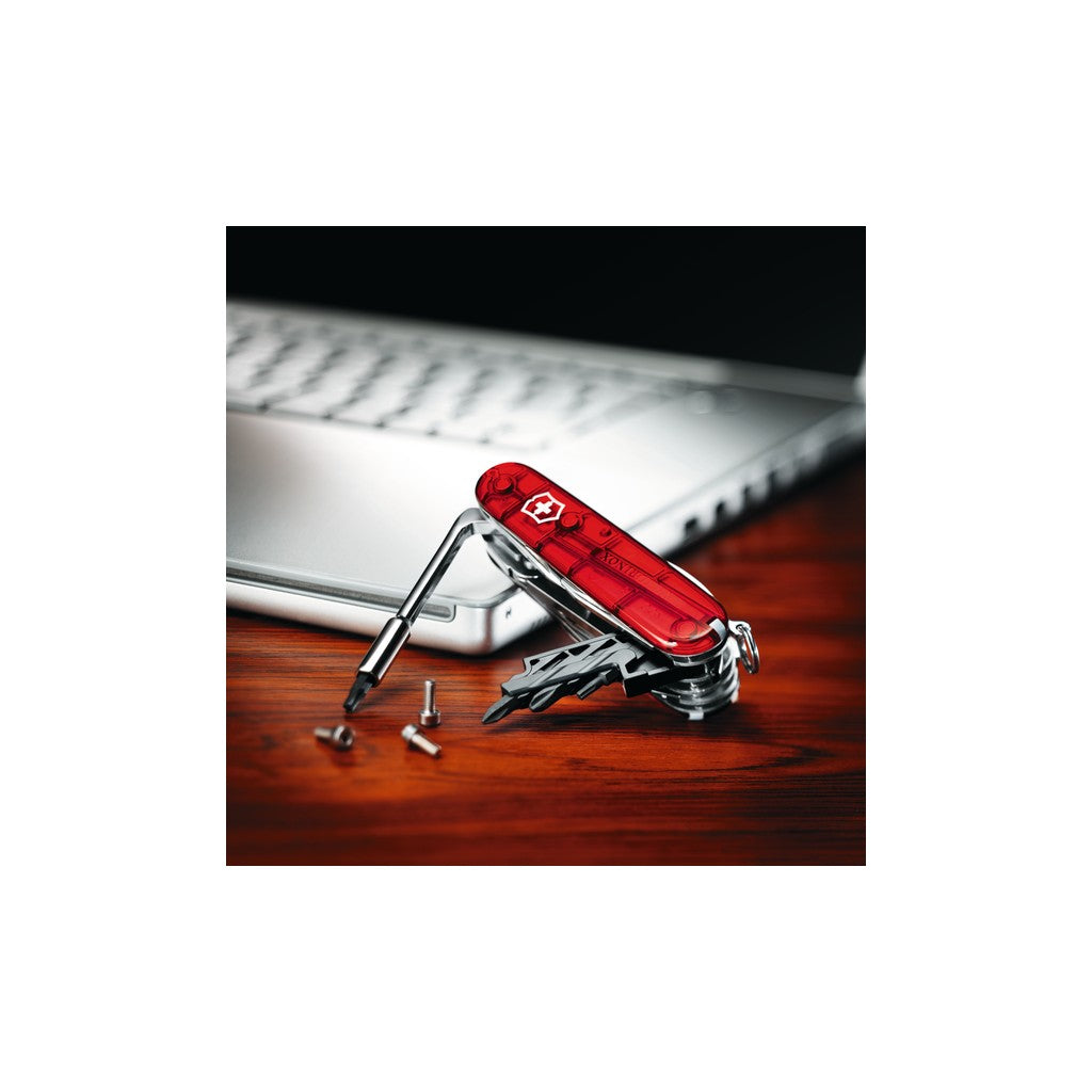 Victorinox Cyber Tool M in red transparent - 1.7725.T - Victorinox