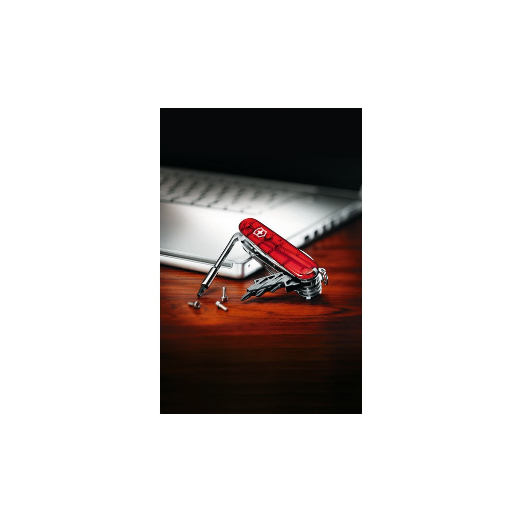 Victorinox Cyber Tool M in red transparent - 1.7725.T - Victorinox