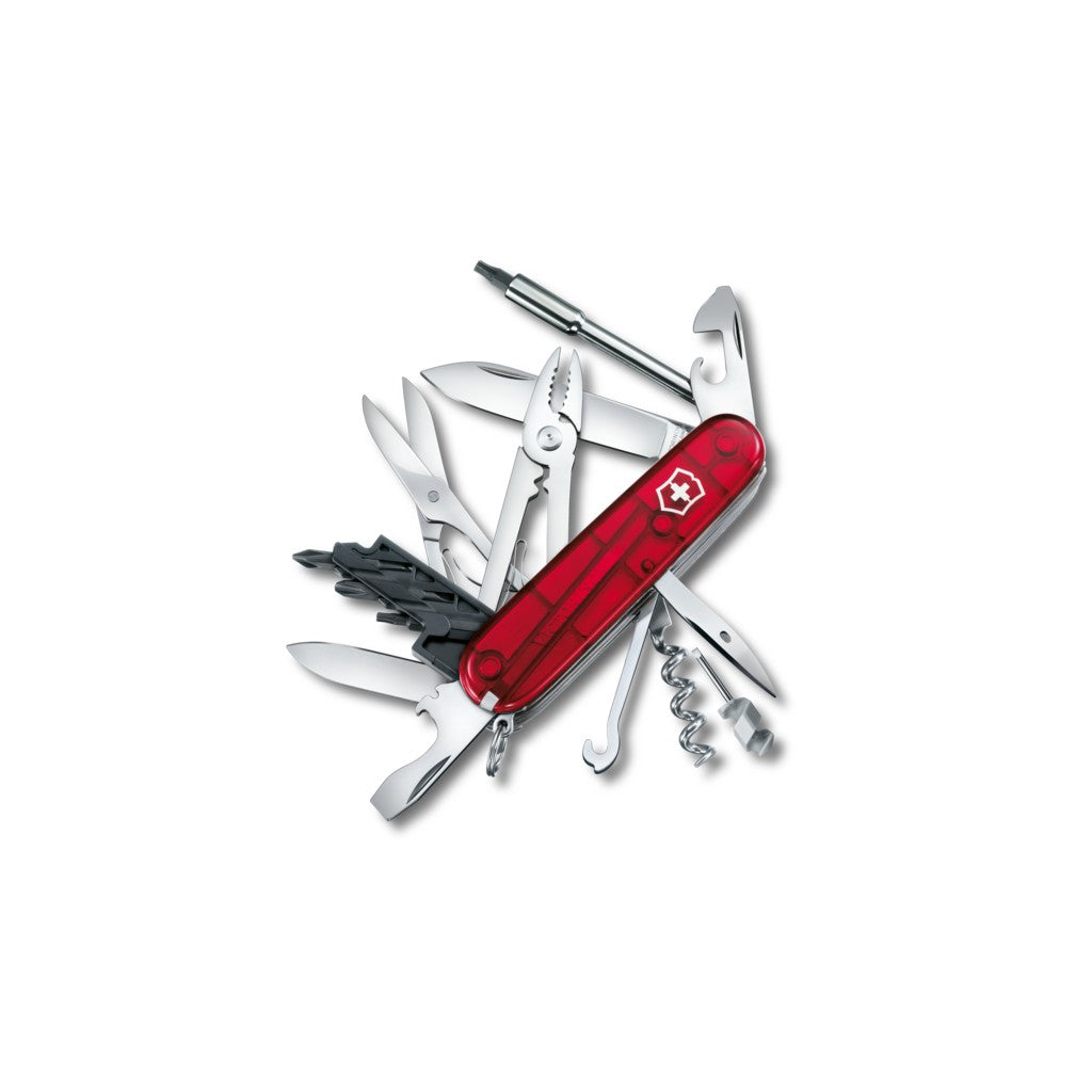 Victorinox Cyber Tool M in red transparent - 1.7725.T - Victorinox