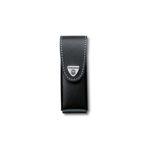 Belt Pouch leather, black - Victorinox