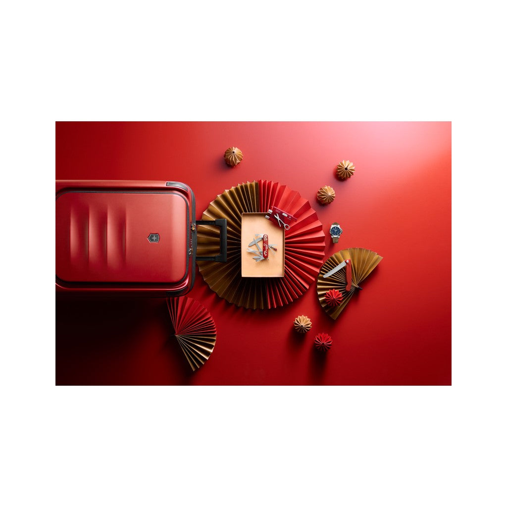 Swiss Card Classic, red transparent - Victorinox