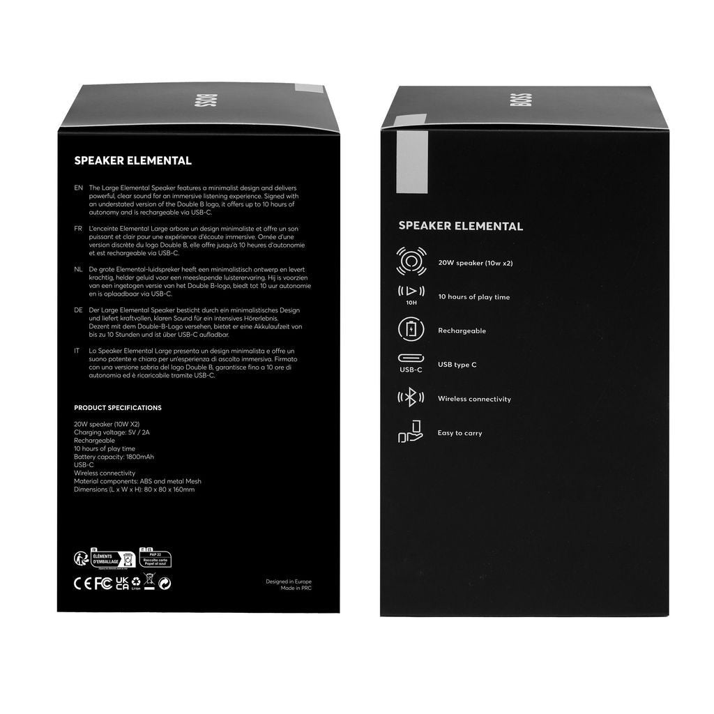 Connected speaker Elemental Silver med