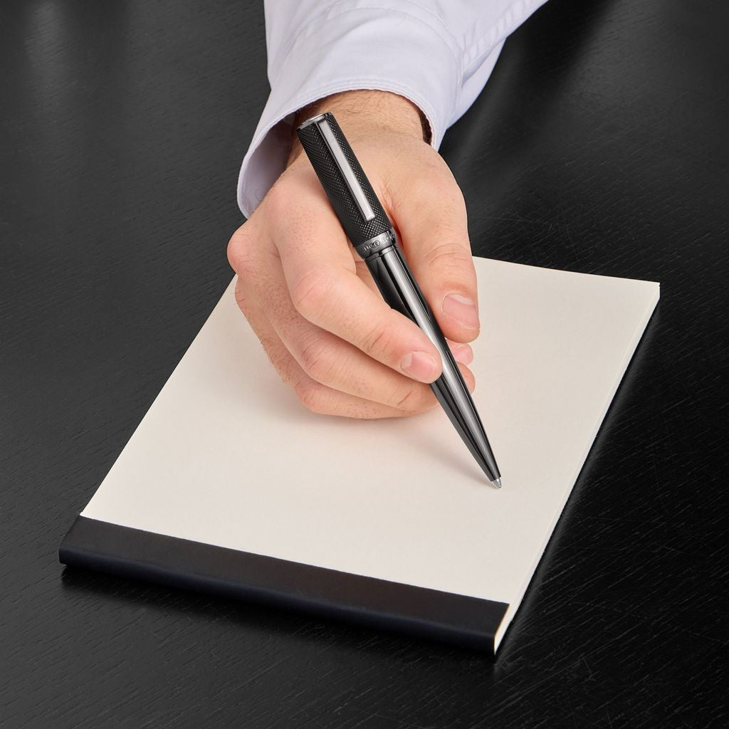 Ballpoint pen Double B Saffiano Black