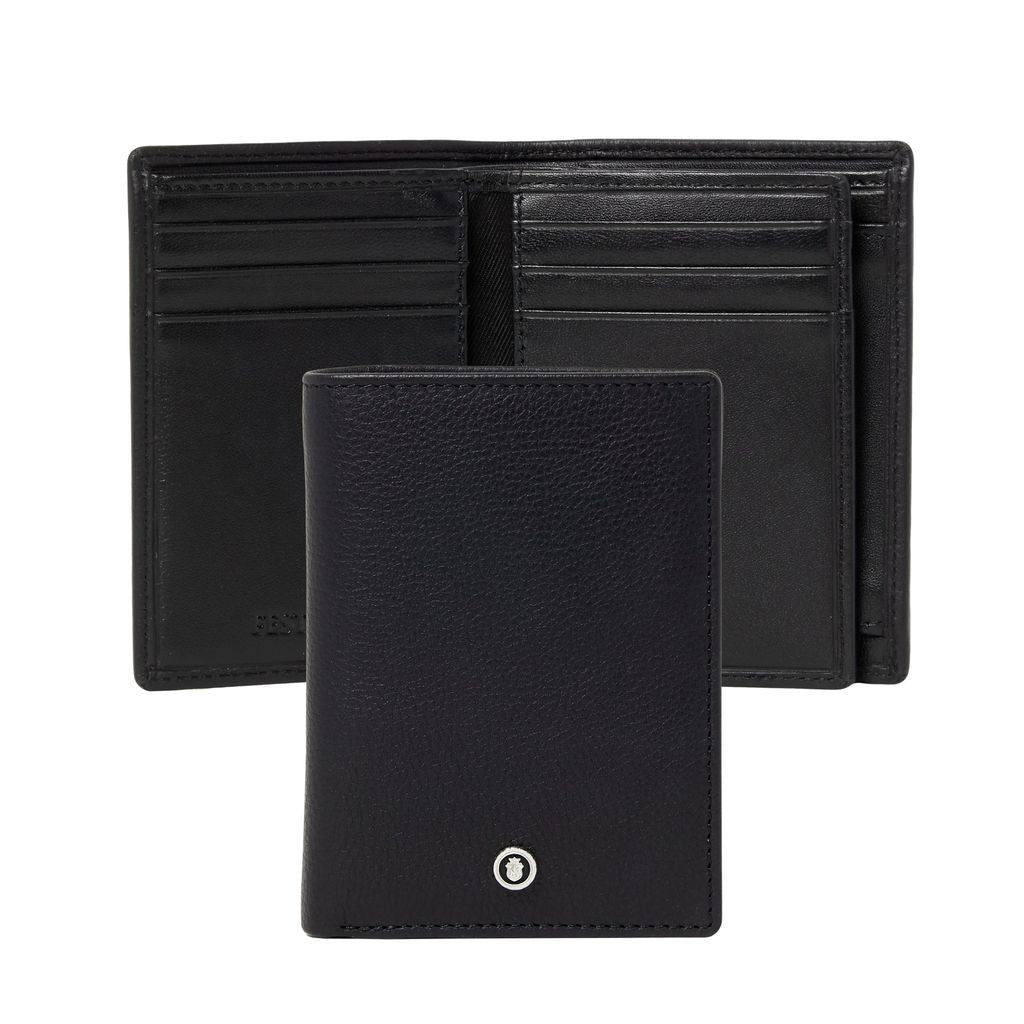 Card holder with flap Button Black - Festina