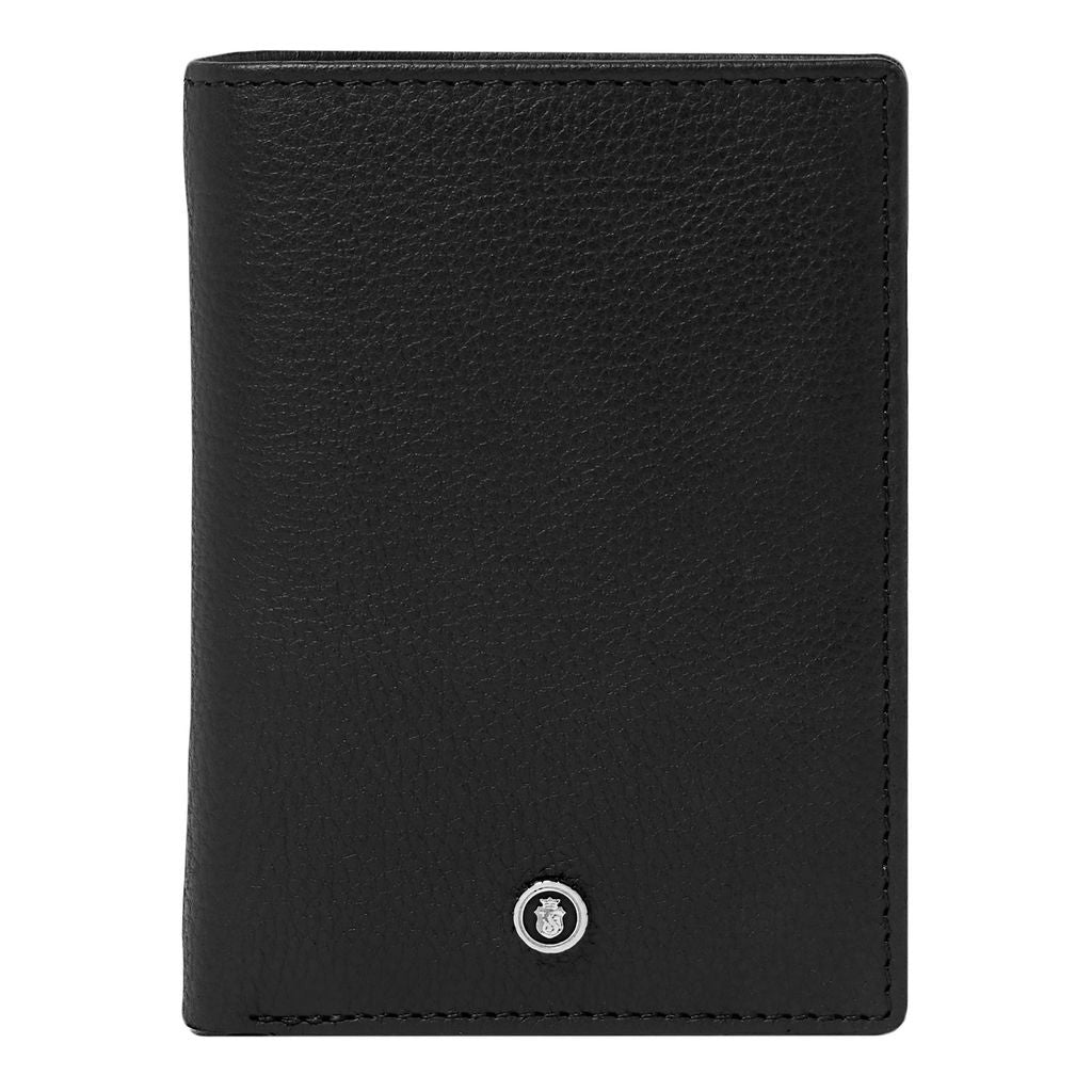 Card holder with flap Button Black - Festina