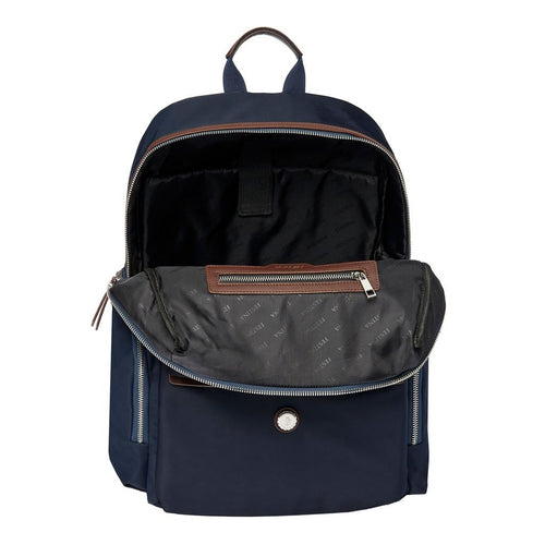 Backpack Button Navy & Brown - Festina