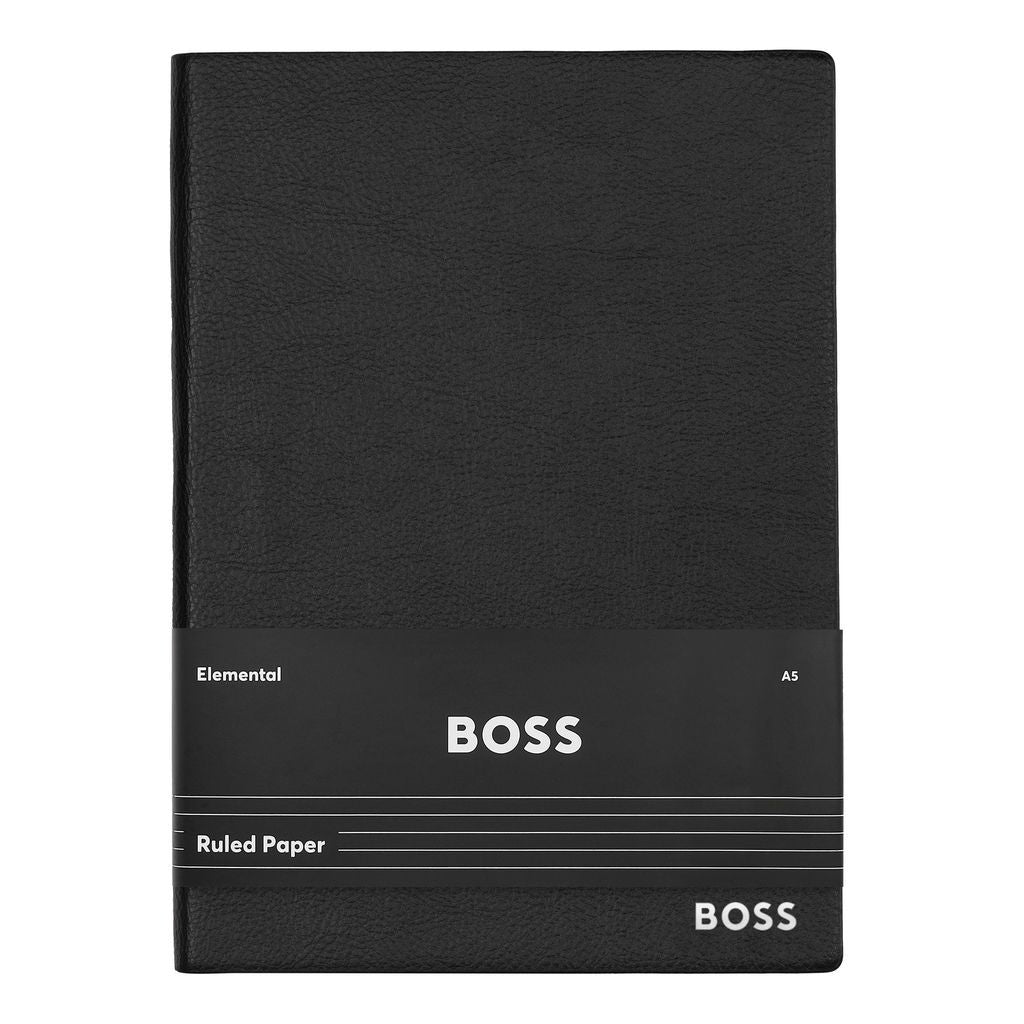 Notebook A5 Essential Black Lined - Hugo Boss