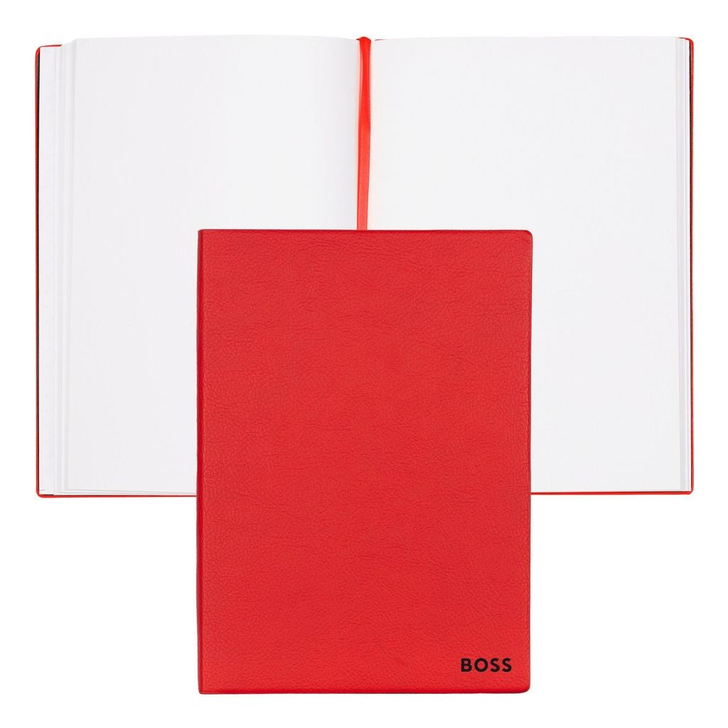 Notebook A5 Essential Red Lined - Hugo Boss