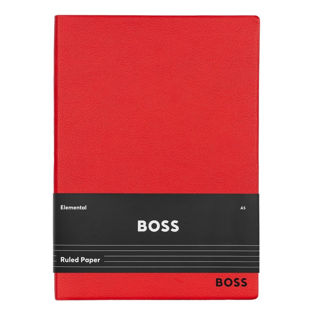 Notebook A5 Essential Red Lined - Hugo Boss