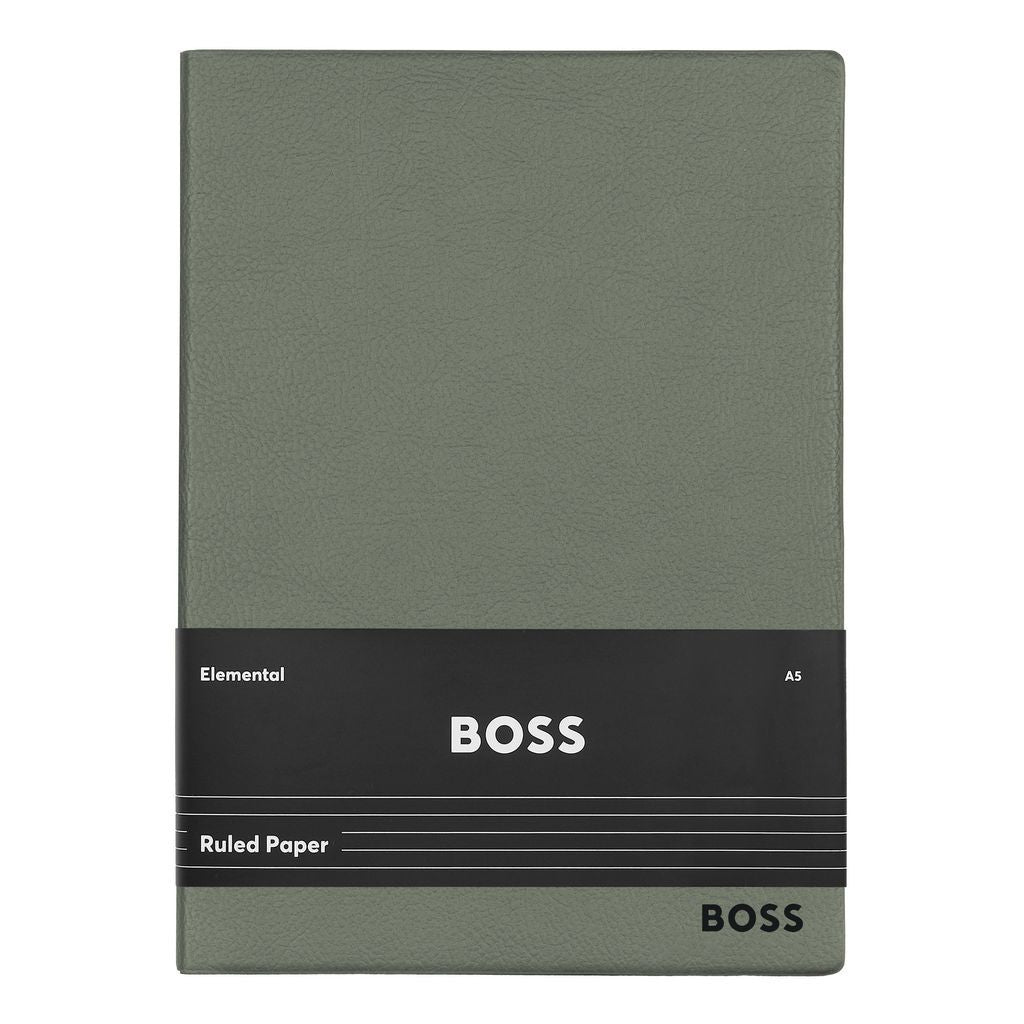 Notebook A5 Essential Khaki Lined - Hugo Boss