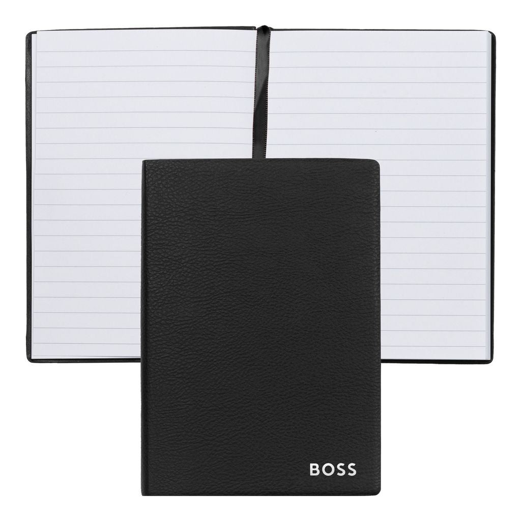 Notebook A6 Essential Black Lined - Hugo Boss