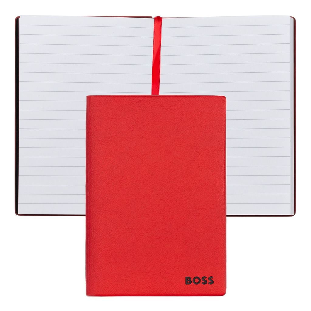 Notebook A6 Essential Red Lined - Hugo Boss