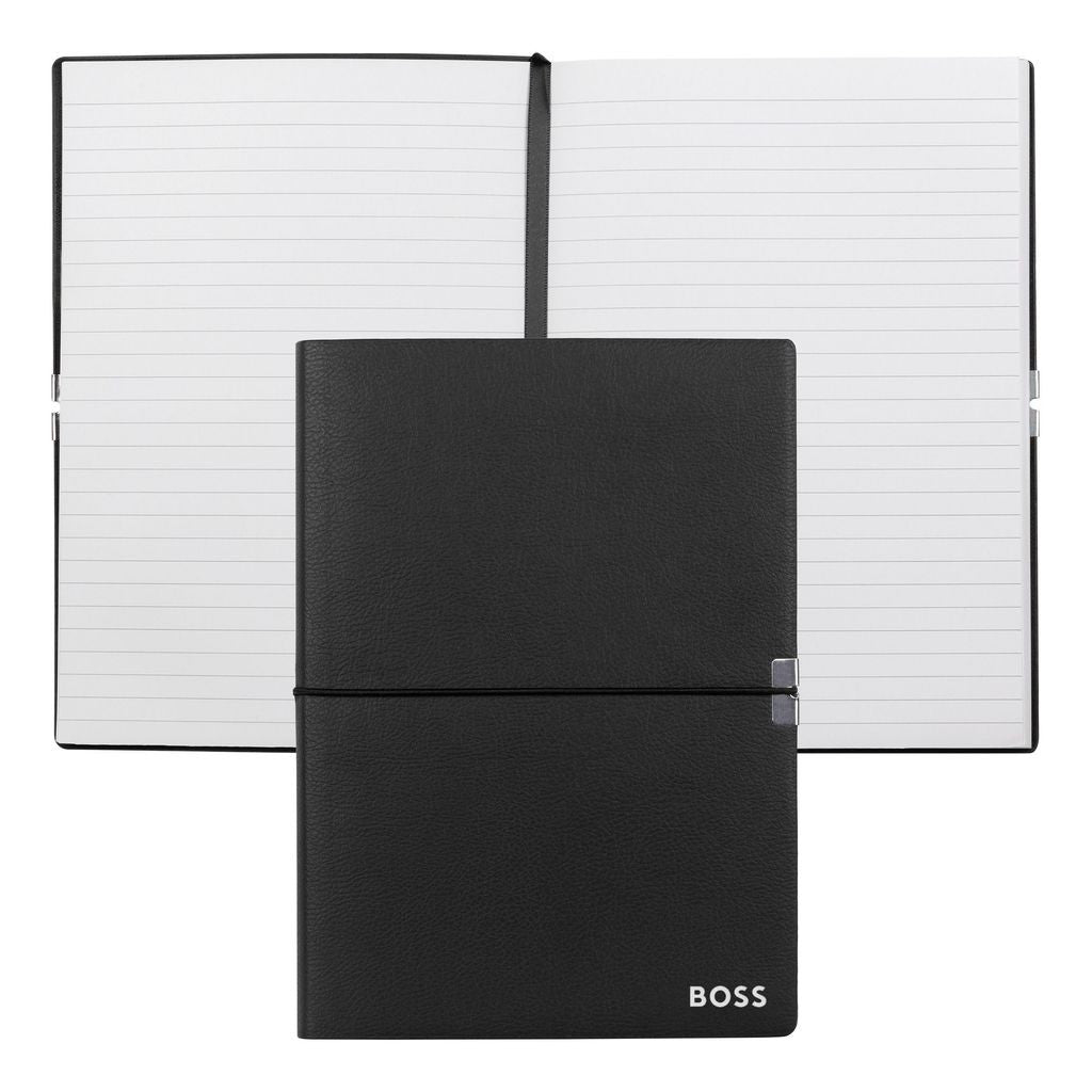 Notebook A5 Elegance Black Lined - Hugo Boss