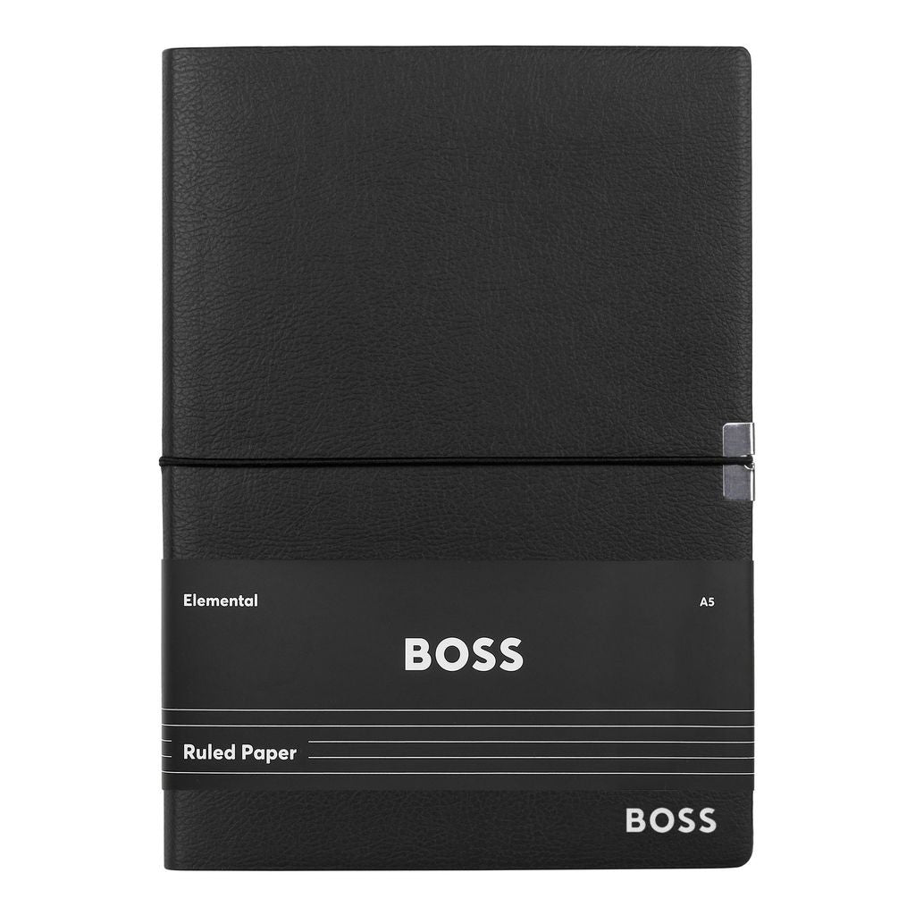Notebook A5 Elegance Black Lined - Hugo Boss