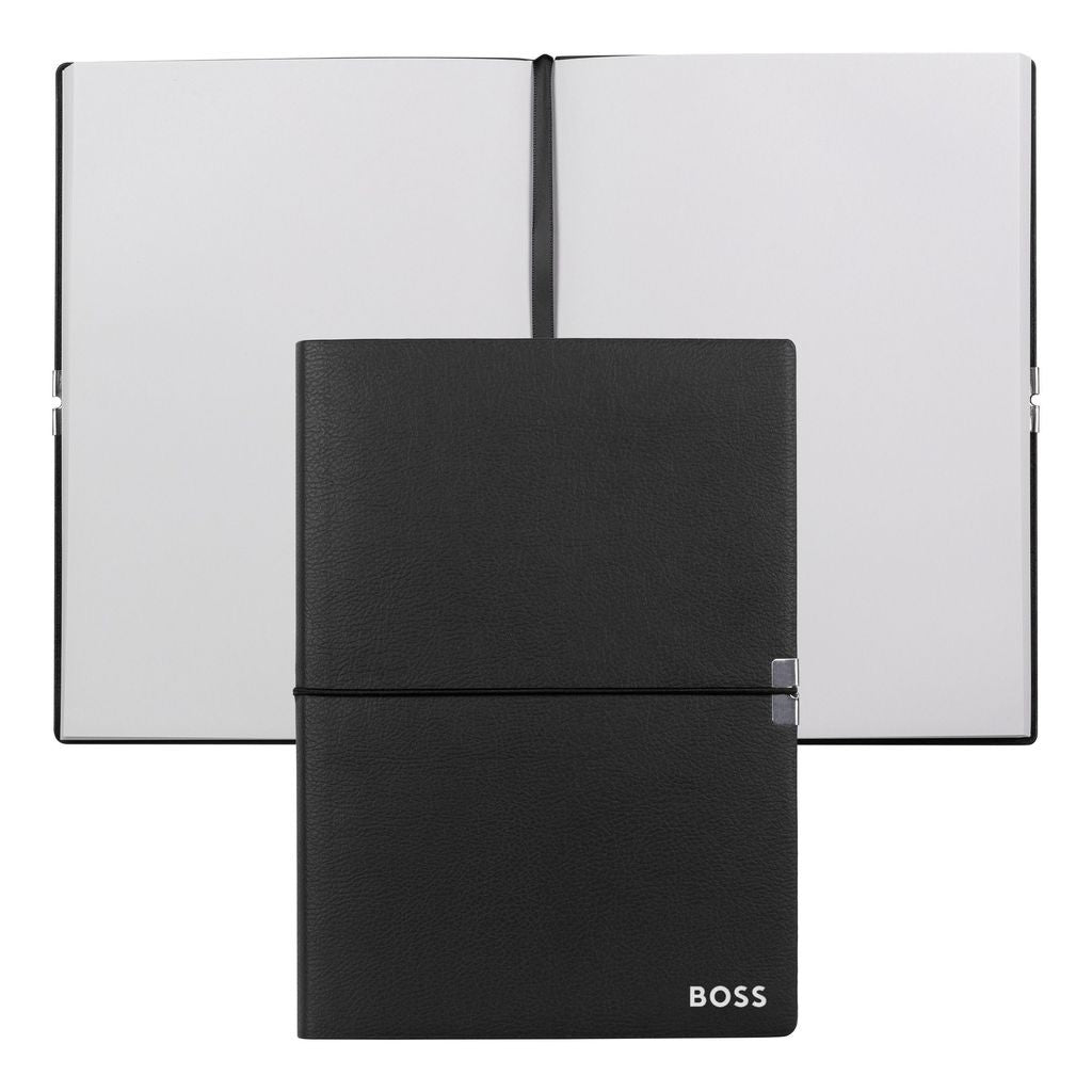 Notebook A5 Elegance Black Plain - Hugo Boss