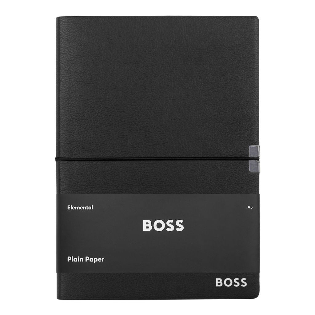 Notebook A5 Elegance Black Plain - Hugo Boss