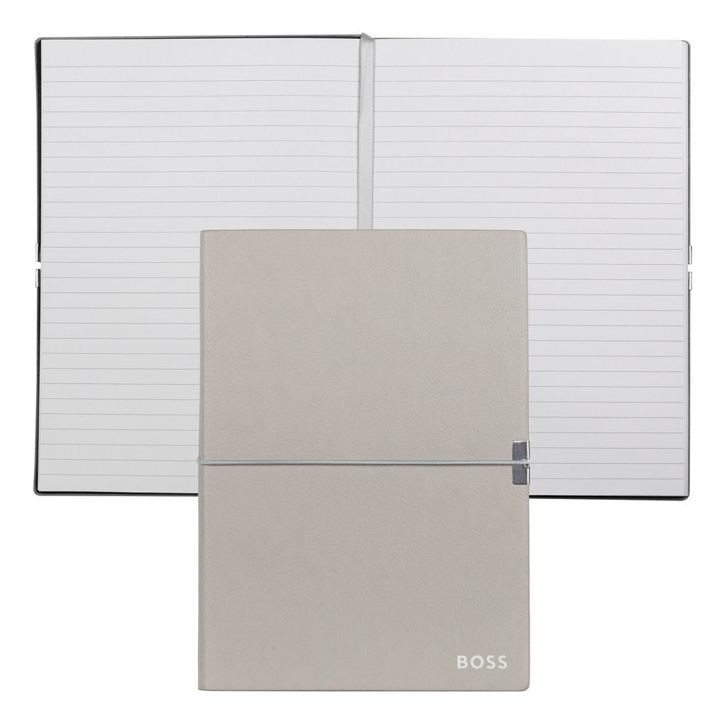 Notebook A5 Elegance Grey Lined - Hugo Boss