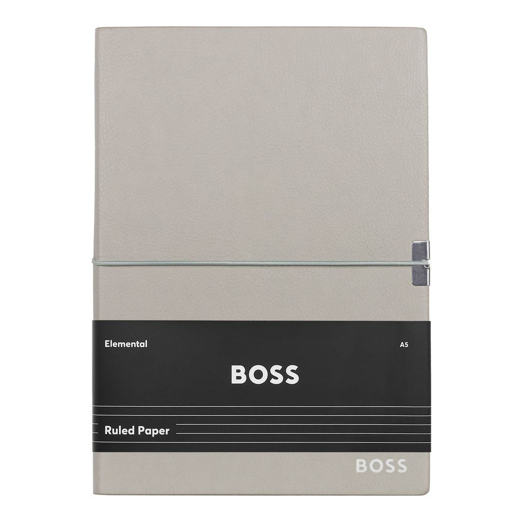 Notebook A5 Elegance Grey Lined - Hugo Boss
