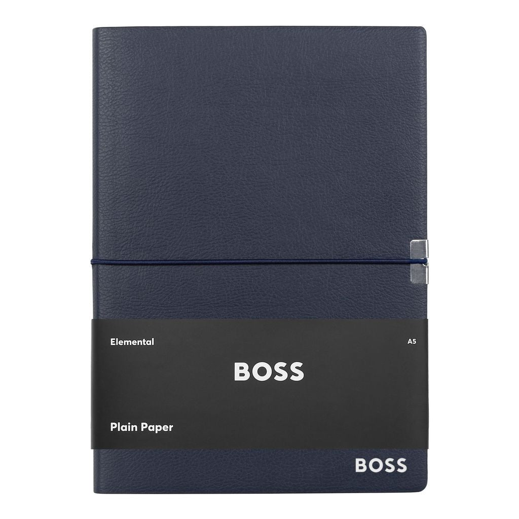 Notebook A5 Elegance Navy Plain -Hugo Boss