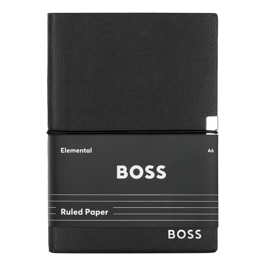 Notebook A6 Elegance Black Lined - Hugo Boss