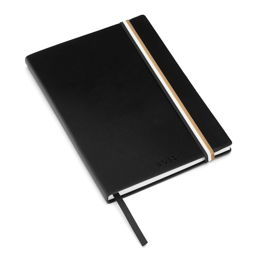 Notebook A5 Iconic Black Lined -  Hugo Boss
