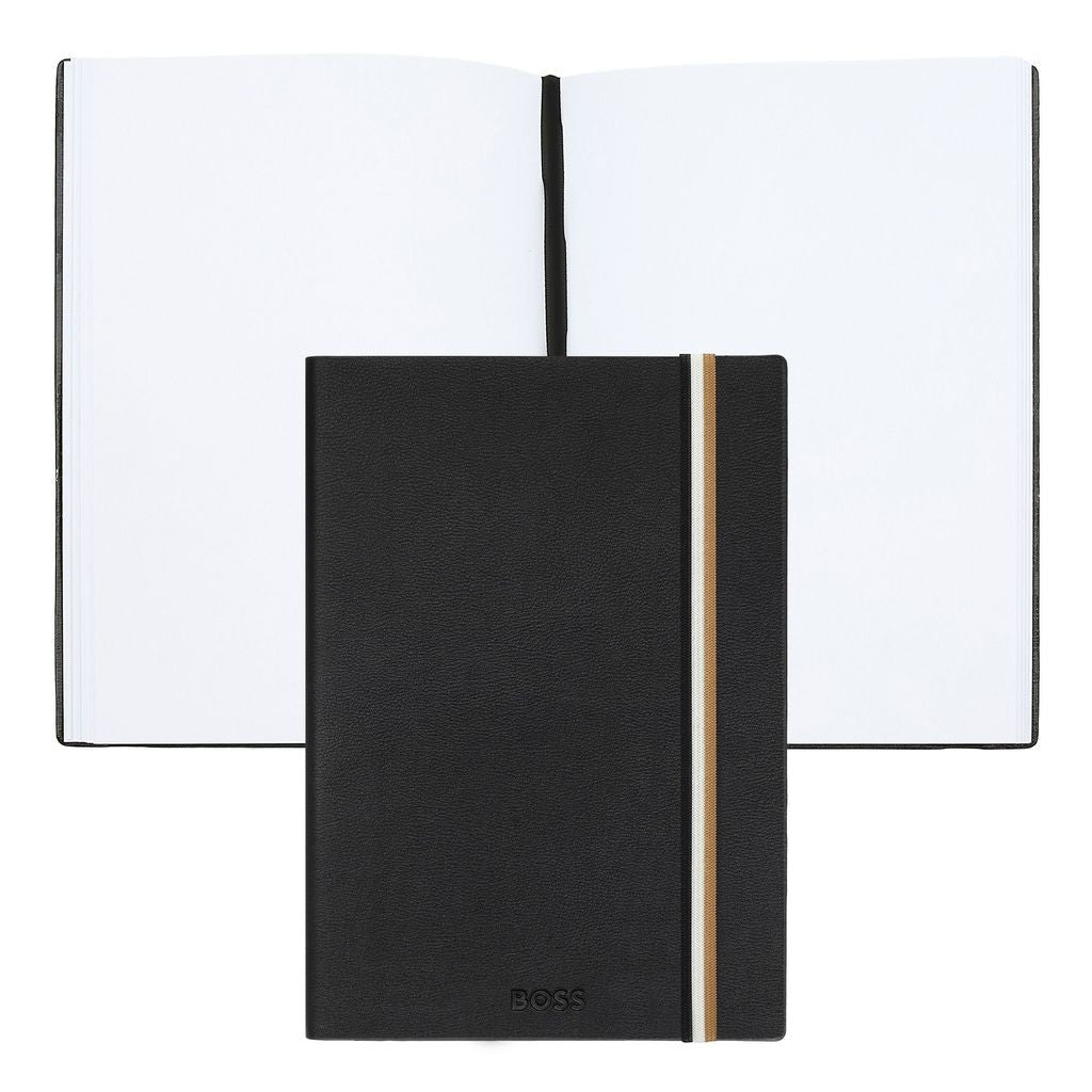 Notebook A5 Iconic Black Plain - Hugo Boss