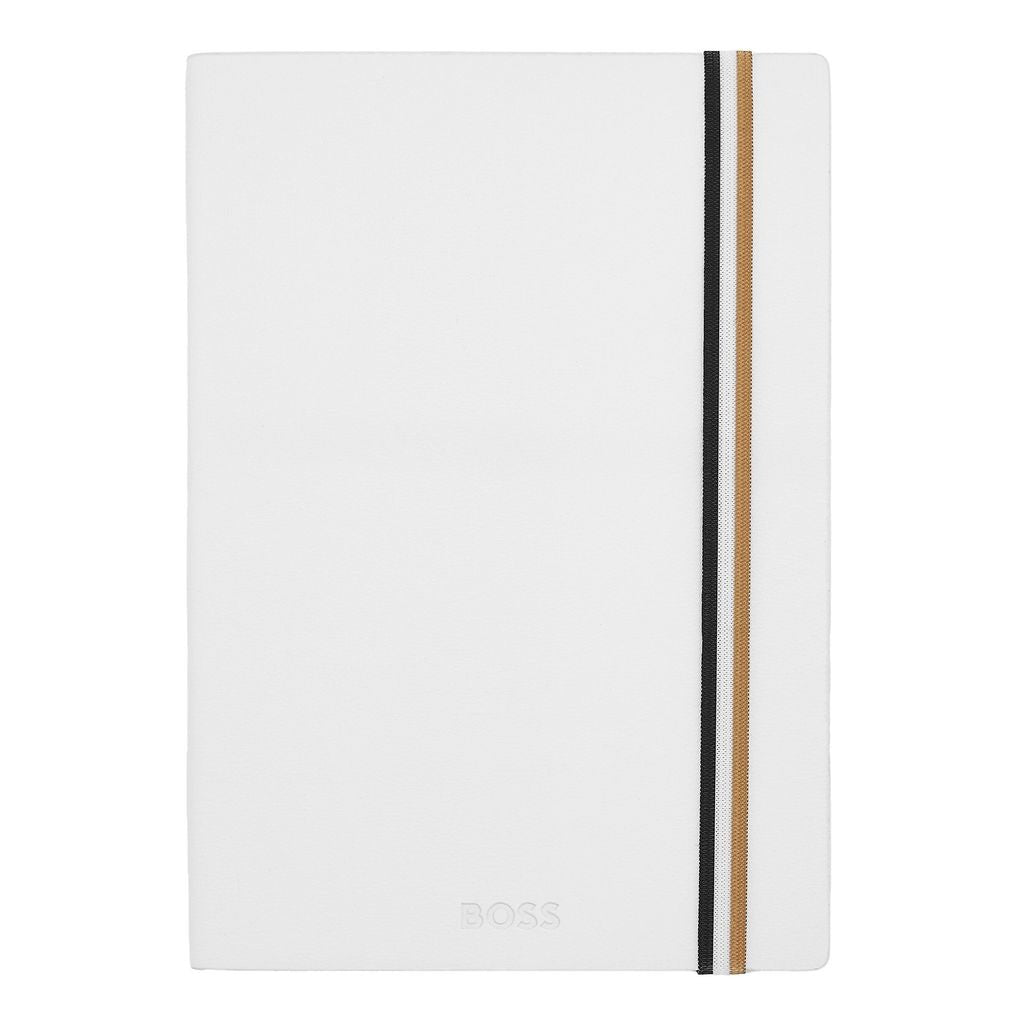 Notebook A5 Iconic White Lined - Hugo Boss