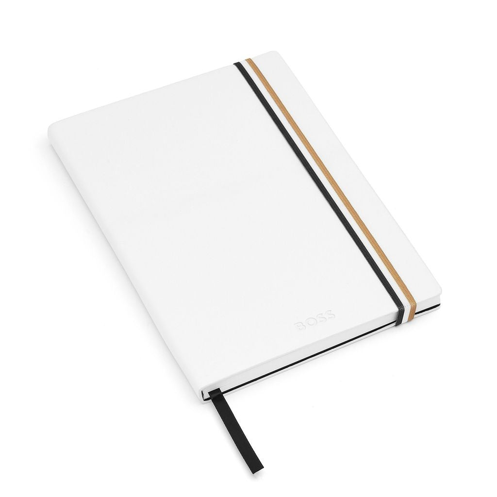 Notebook A5 Iconic White Plain - Hugo Boss