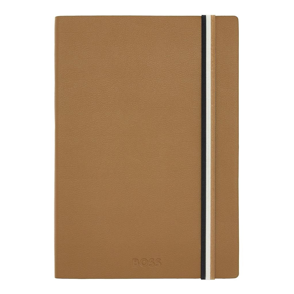 Notebook A5 Iconic Camel Lined - Hugo Boss