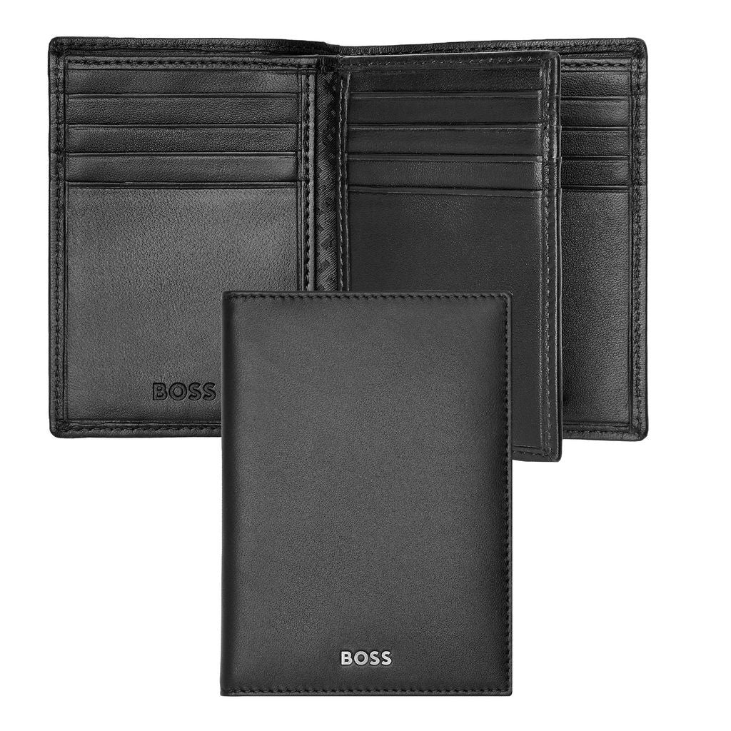Card holder trifold Classic Smooth Black - Hugo Boss