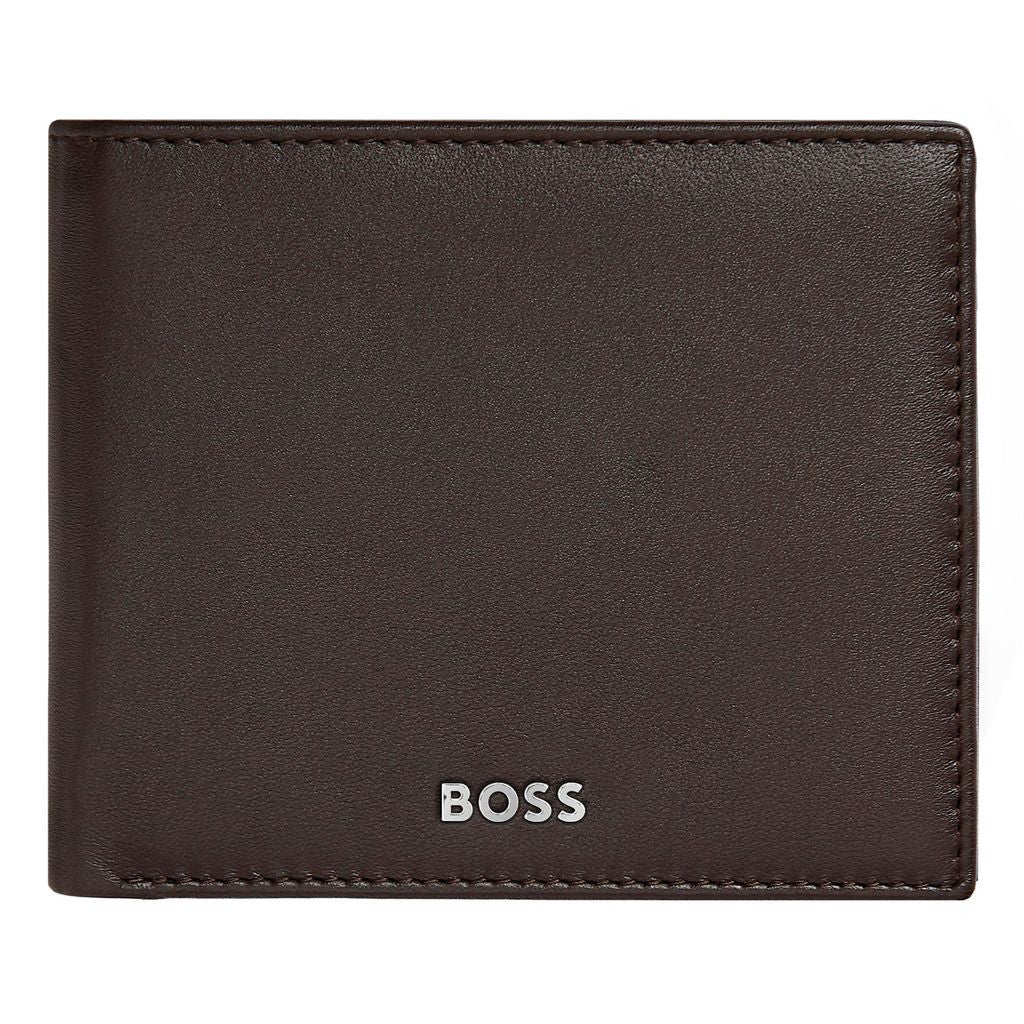 Money wallet with flap Classic Smooth Brown - Hugo Boss