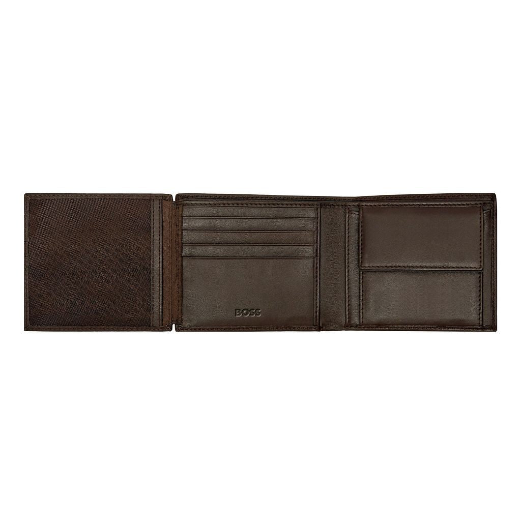 Money wallet with flap Classic Smooth Brown - Hugo Boss