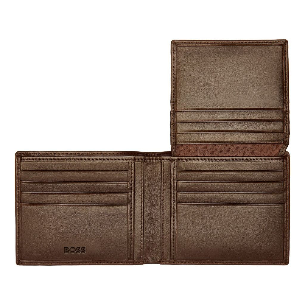 Wallet with flap Classic Smooth Brown -Hugo Boss